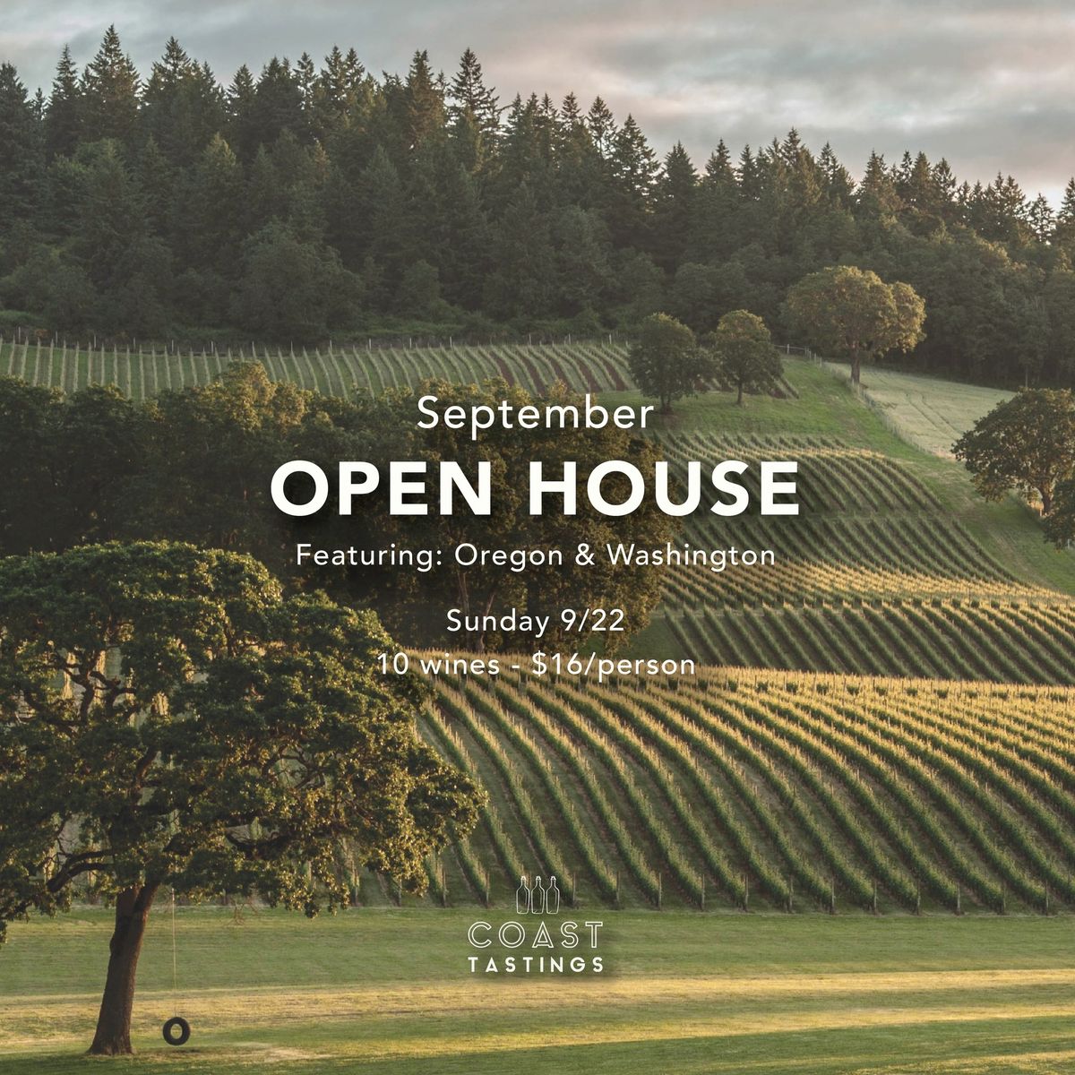 September "Open House" Wine Tasting