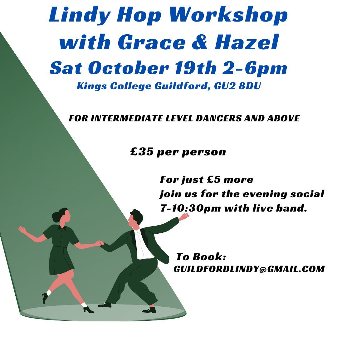 Lindy Hop Workshop - for intermediate dancers