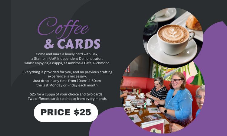 Coffee & Cards @ Ambrosia Cafe - Richmond Mall
