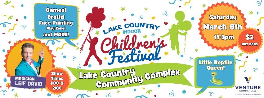 Lake Country Children's Festival presented by Venture Commercial 