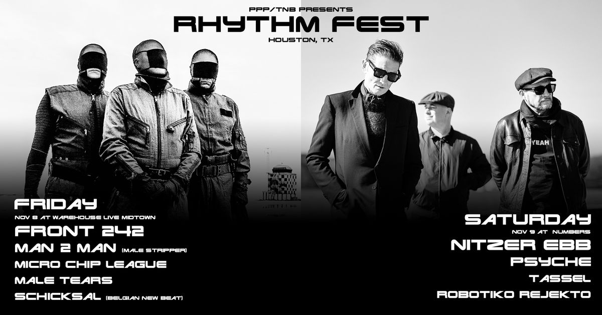 Front 242 & Nitzer Ebb Rhythm Fest 2024 (2 Day Event)