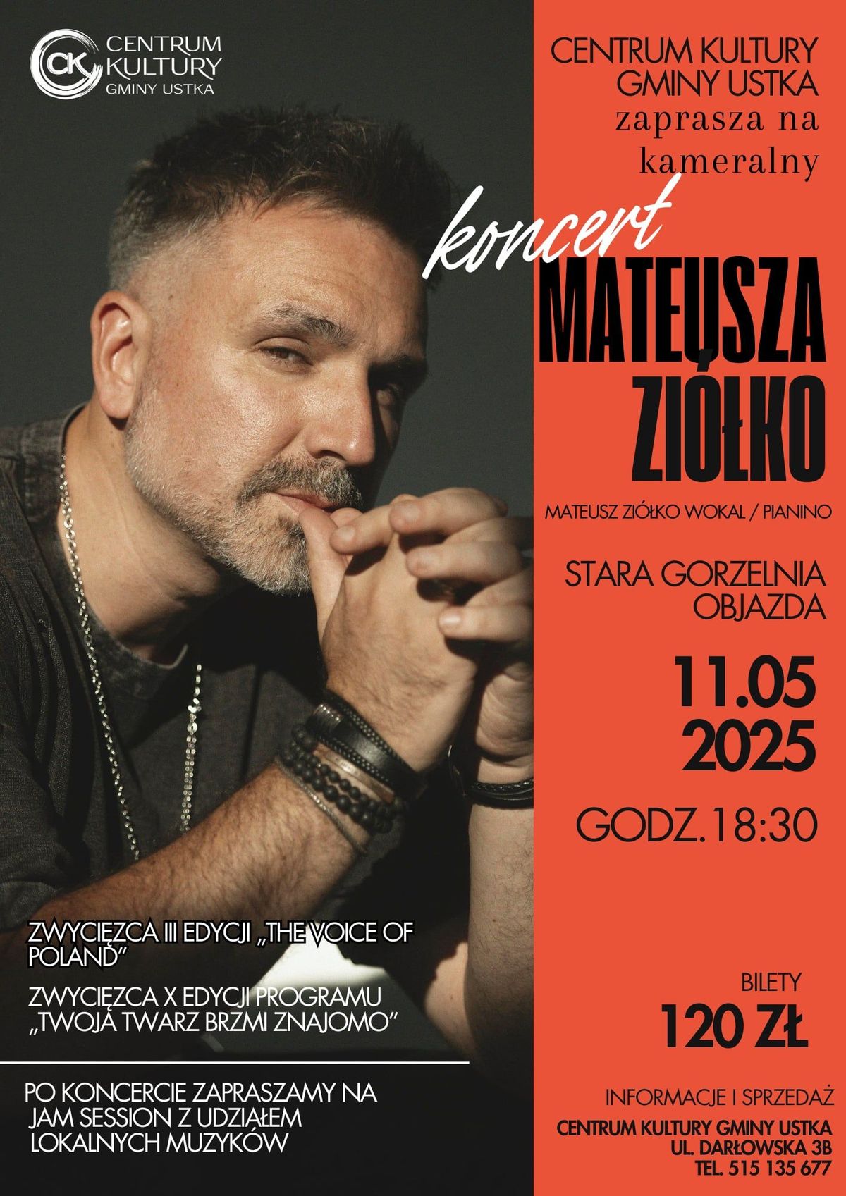 Koncert Mateusza Zi\u00f3\u0142ko w Starej Gorzelni