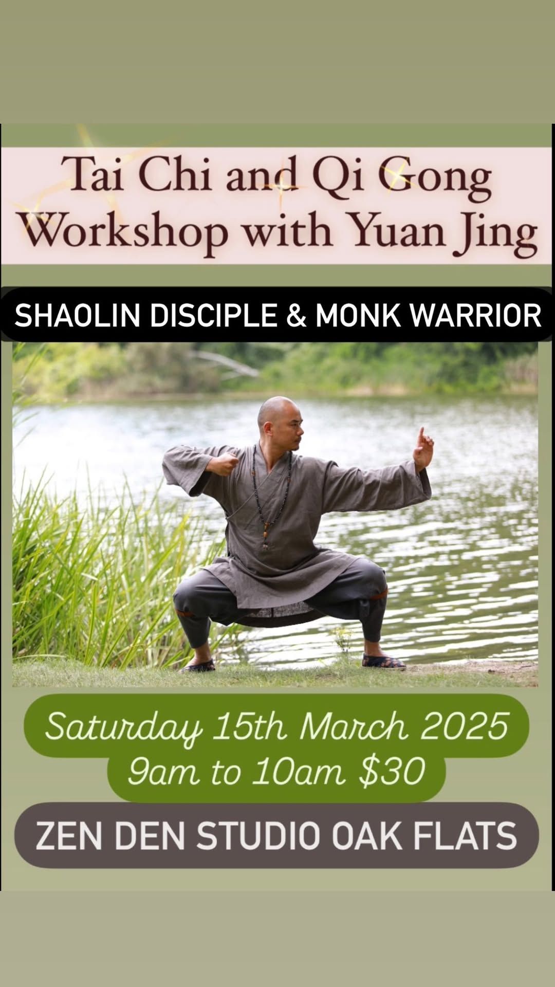 Tai Chi & Chi Gong Workshop for Adults 