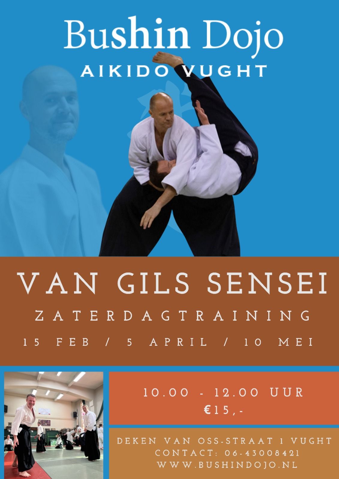 Open Aikido training te Vught @ Bushin Dojo