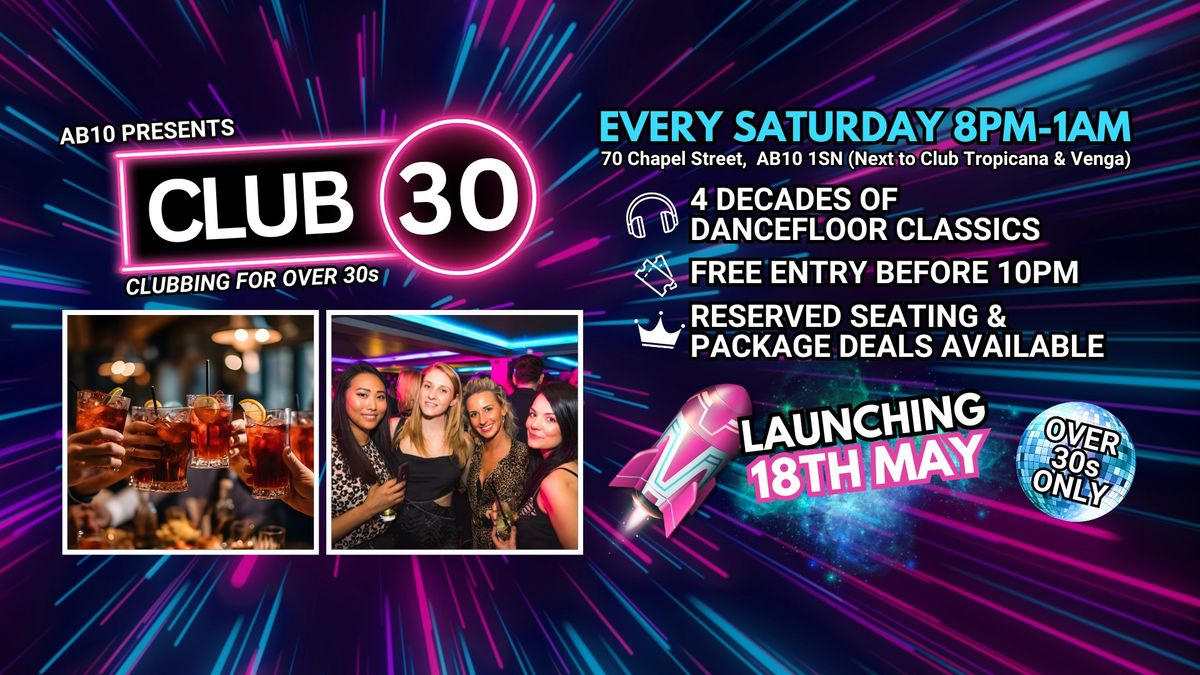 Club 30 Launch Night