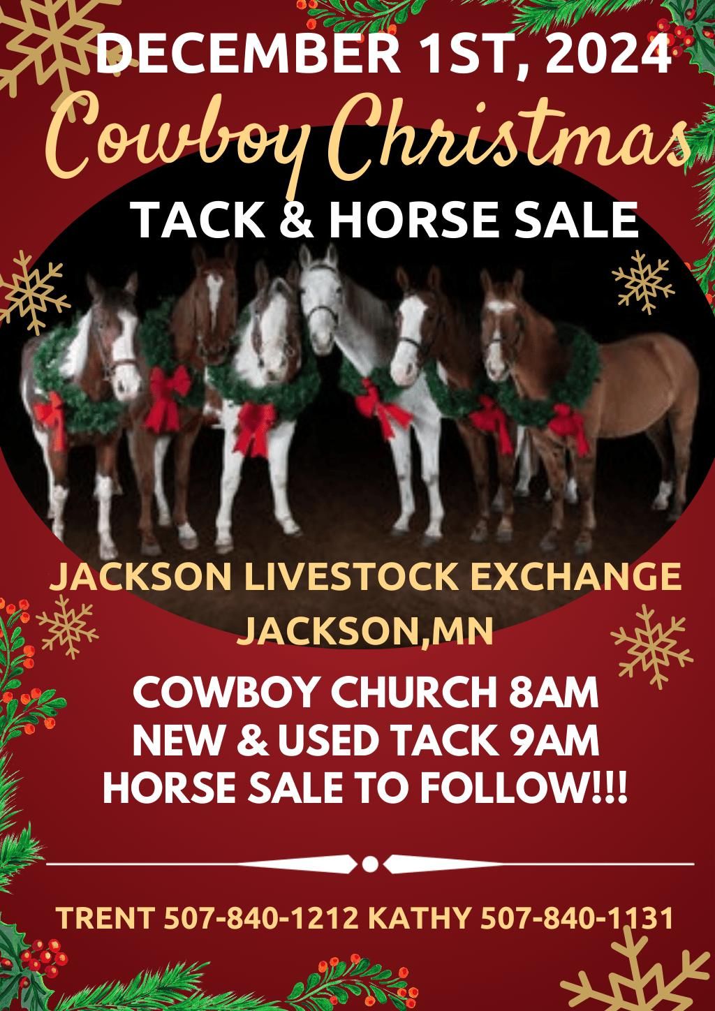 COWBOY CHRISTMAS TACK & HORSE SPECIAL 