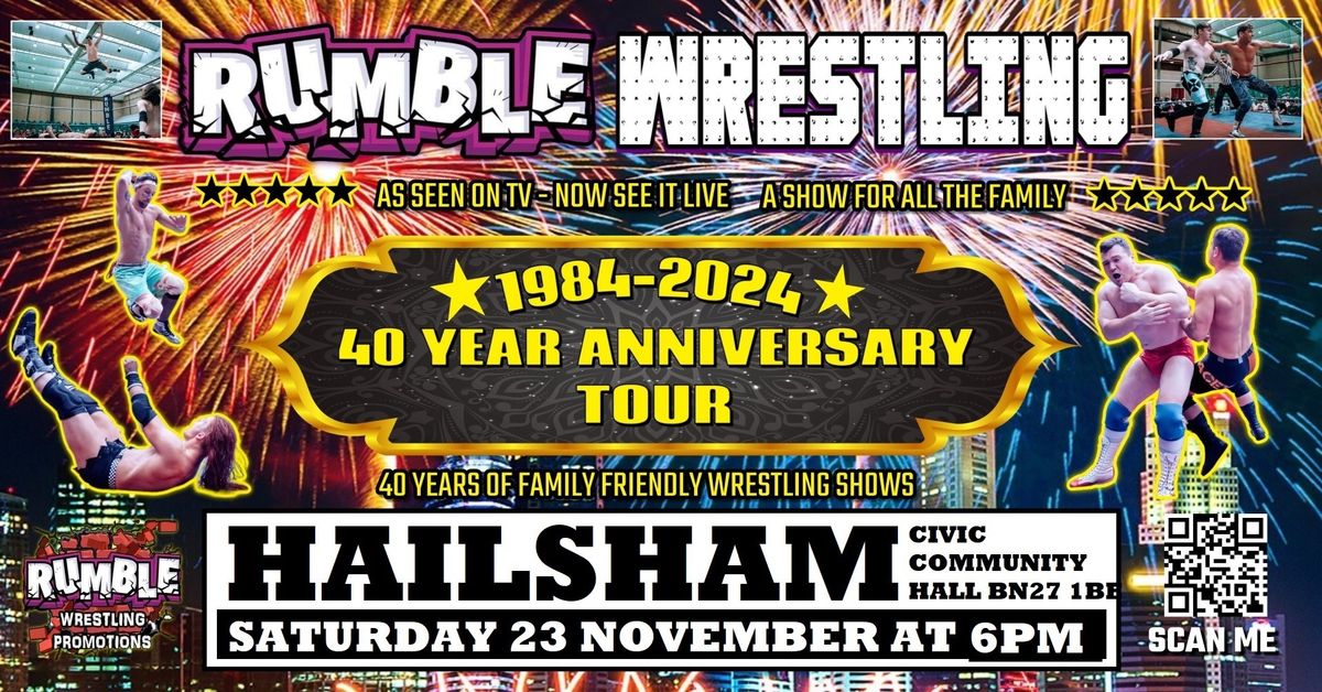 Rumble Wrestling 40 year Anniversary Tour comes to Hailsham