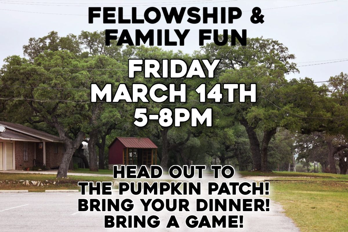 Fellowship and Family Fun Friday