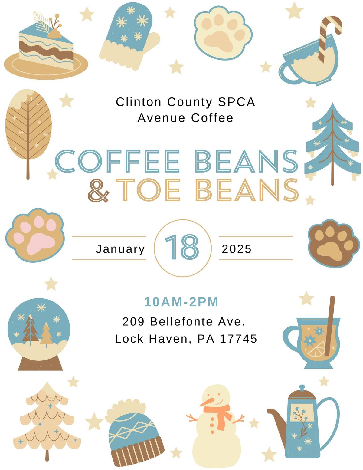 Coffee Beans & Toe Beans