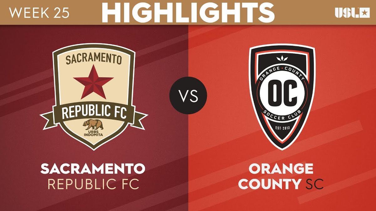 Sacramento Republic FC at Orange County SC