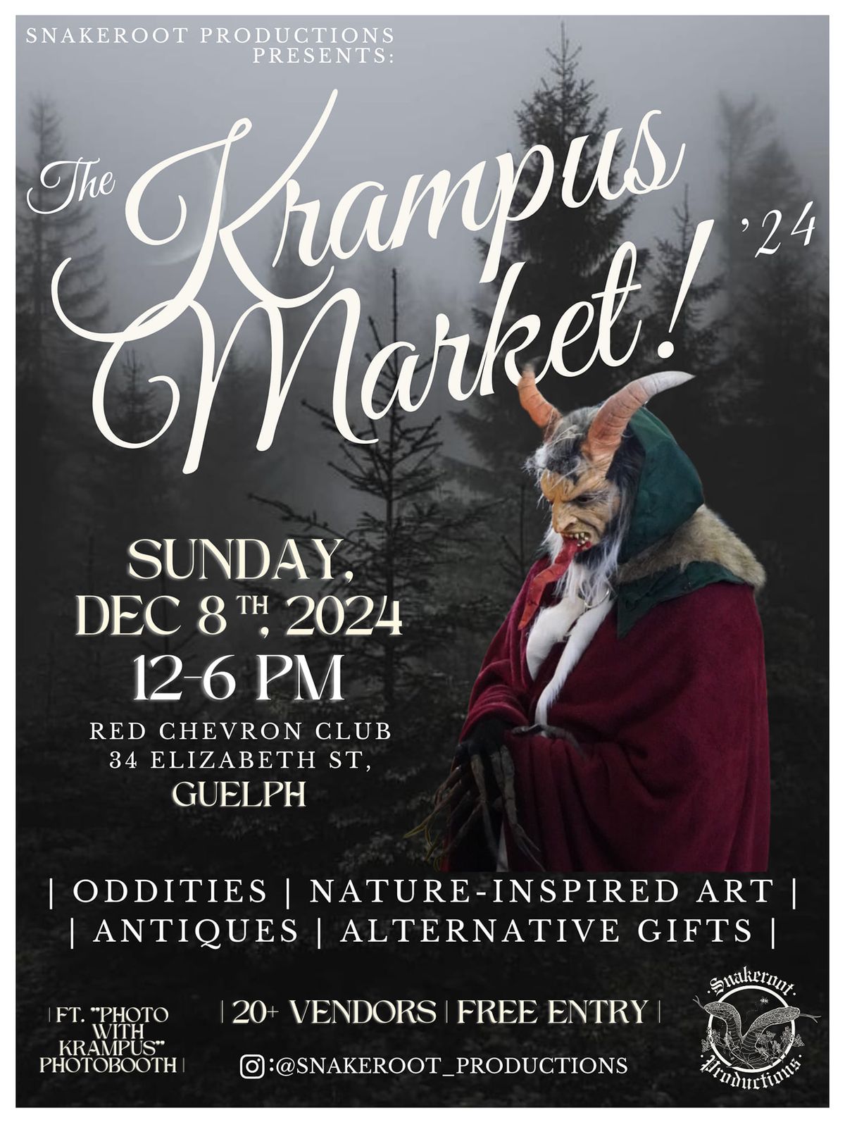 The Krampus Market '24 Hosted by Snakeroot Productions 