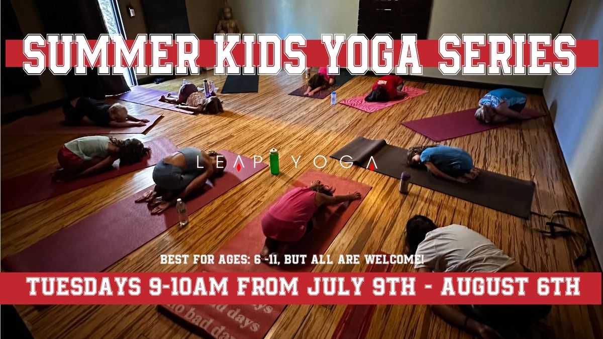 Leap Summer Kids Yoga Series with Gina Davis