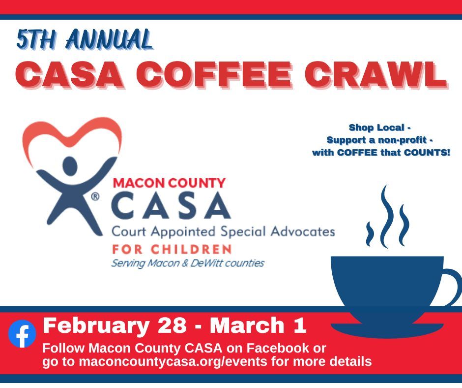 5th Annual CASA Coffee Crawl!