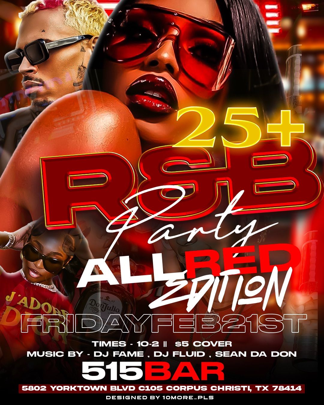 25+ R&B ONLY PARTY (ALL RED EDITION)