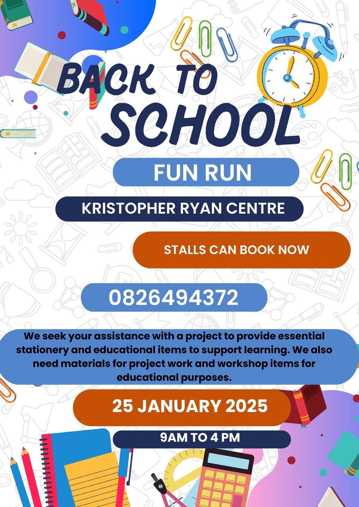 Back to School FUN RUN