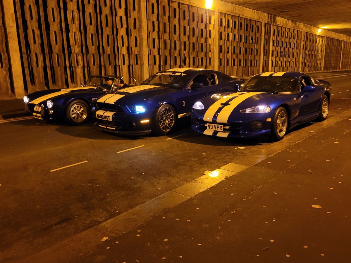 Lancashire hot rods annual Blackpool illumination run