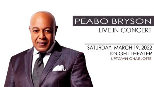 Peabo Bryson Colors Of Christmas 2022 Peabo Bryson - Live In Concert, Knight Theater At Levine Center For The  Arts, Charlotte, 19 March 2022