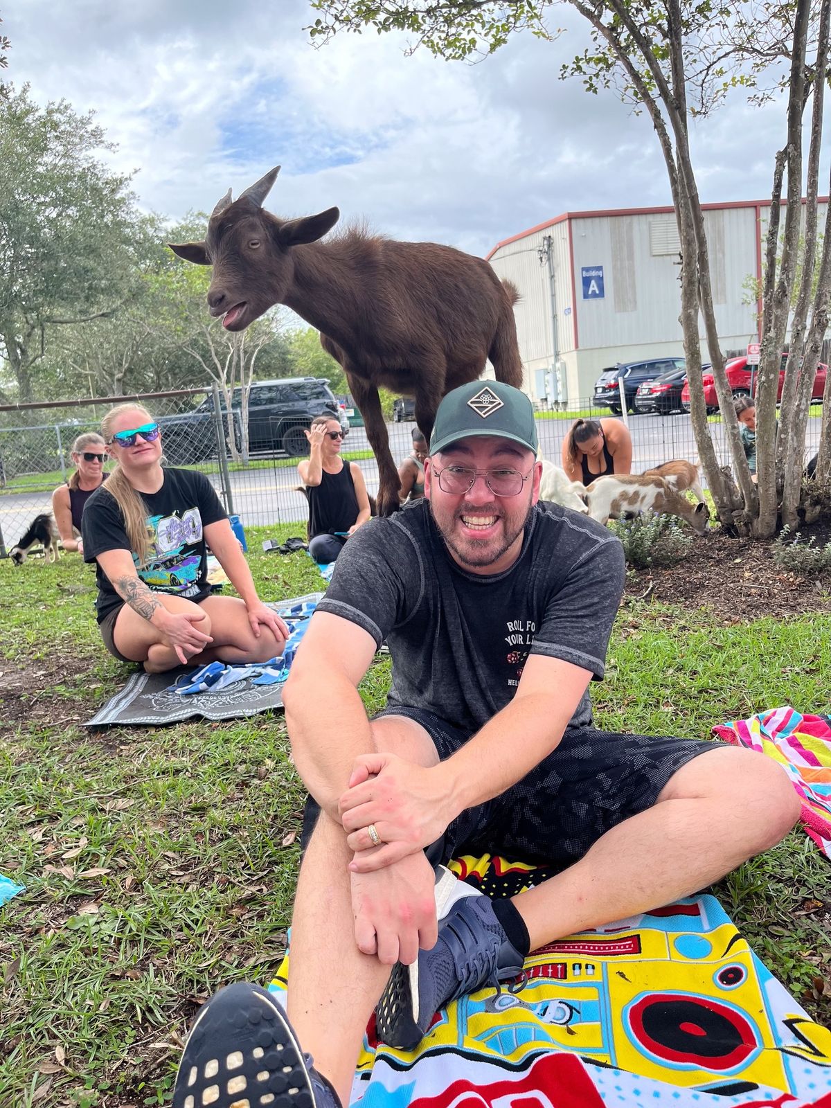 Goat Yoga At Ministry of Brewing