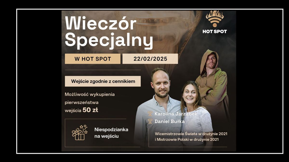 Wiecz\u00f3r specjalny z Mistrzami \u015awiata oraz Polski! - Karolina Jarz\u0105bek i Daniel Bu\u0142ka 