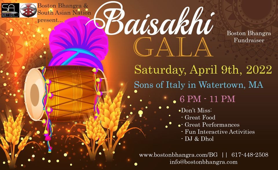 Baisakhi Gala, Watertown Sons-of-Italy, 9 April 2022