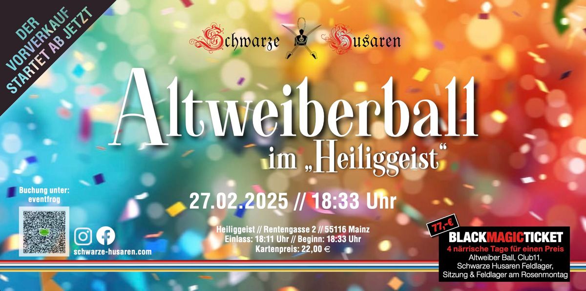 Altweiberball im Heiliggeist