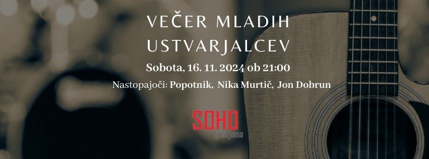 Ve\u010der mladih ustvarjalcev