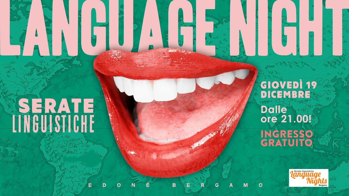 LANGUAGE NIGHT: serate linguistiche con LIVE all'Edon\u00e9!