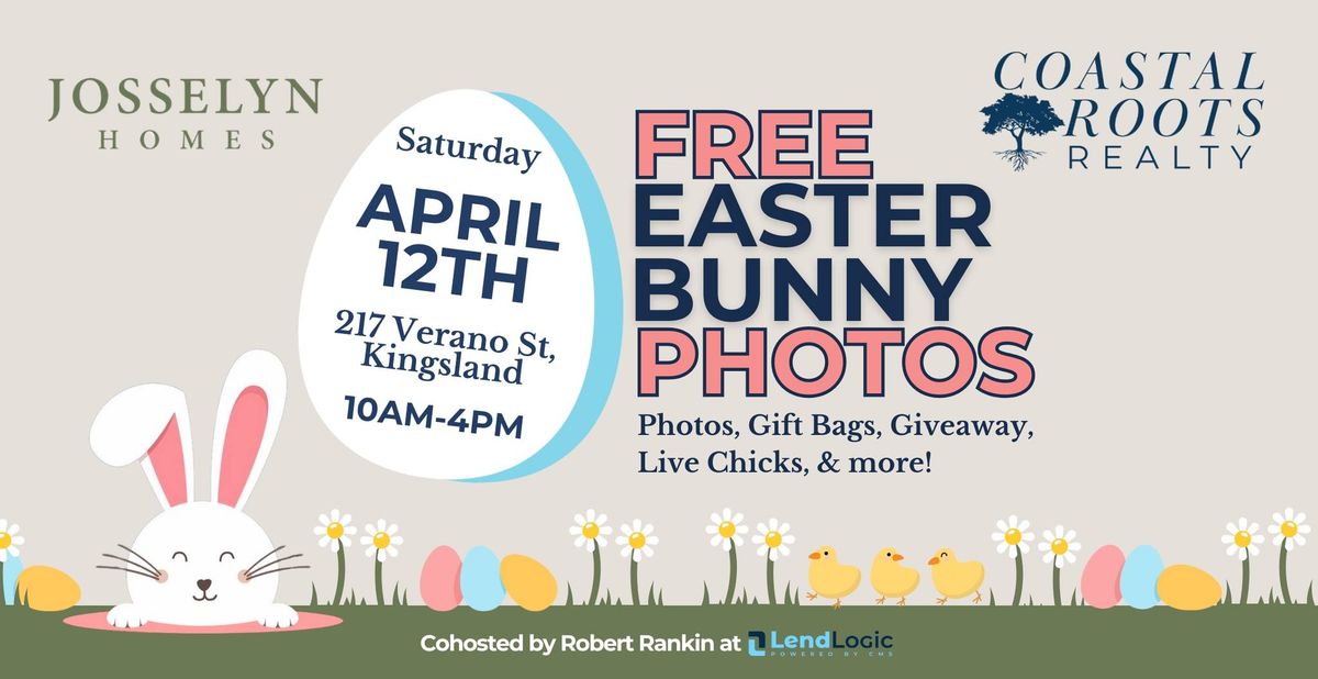 FREE Photos with the Easter Bunny!\ud83d\udc30