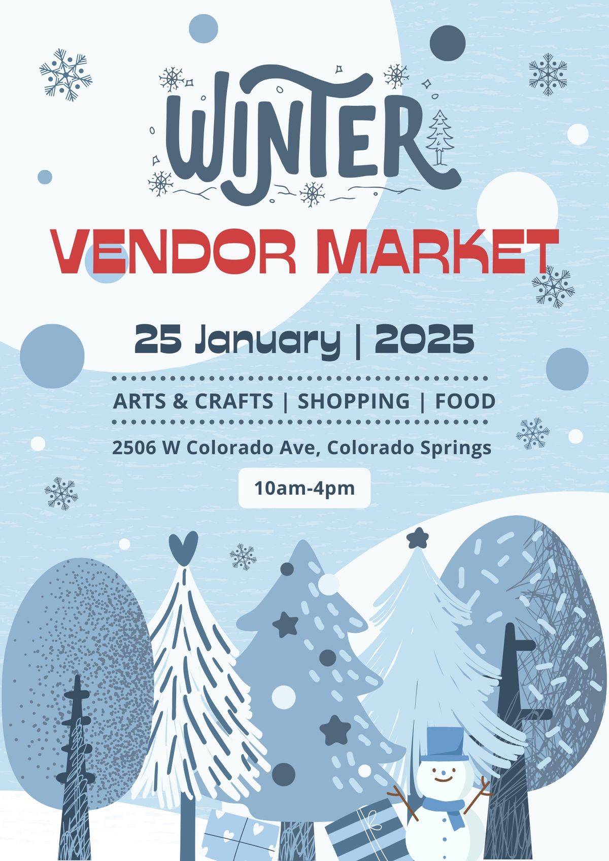 Winter Vendor Market \u2744\ufe0f 