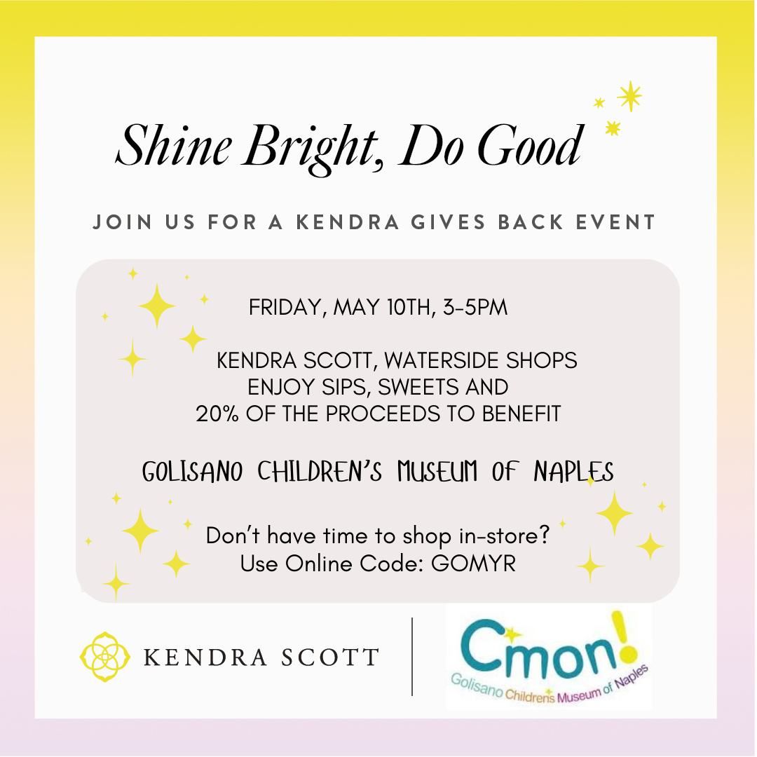 Kendra Scott Gives Back supporting CMON!