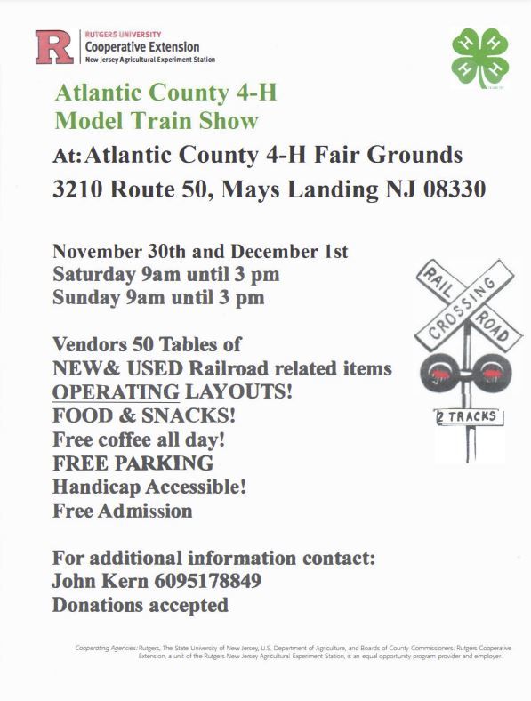 Atlantic Co 4-H Model Train Show