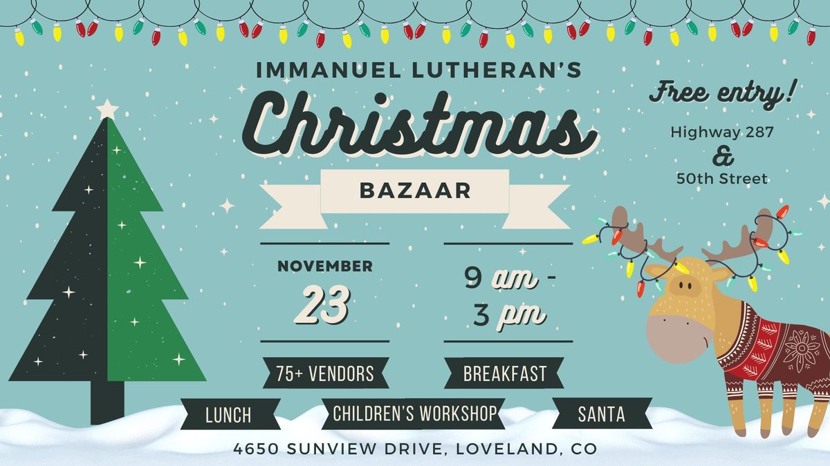 Immanuel Lutheran's Christmas Bazaar