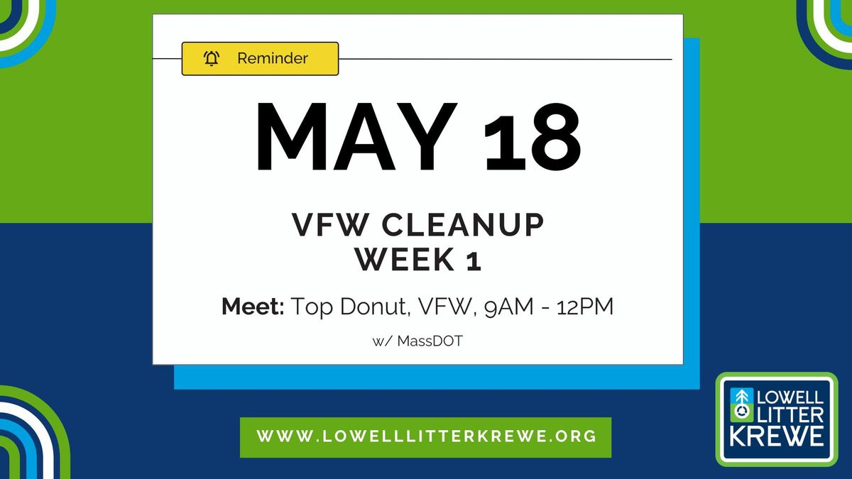 VFW Cleanup Week 1 w\/ MassDot