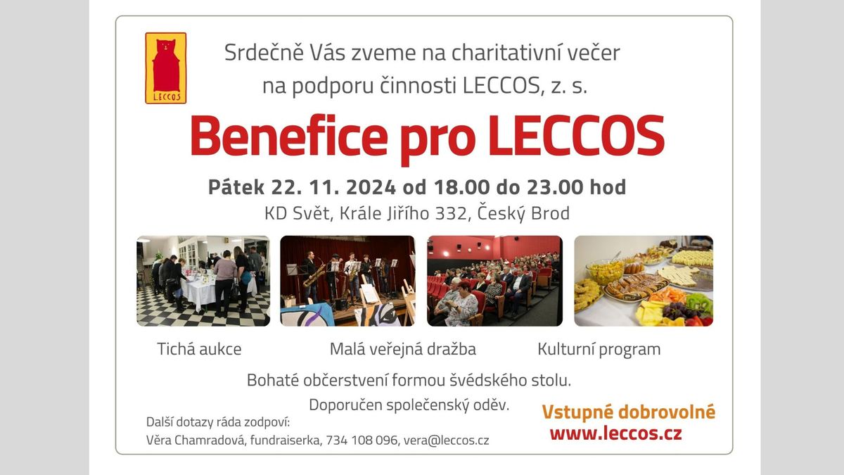 Benefice pro LECCOS 2024