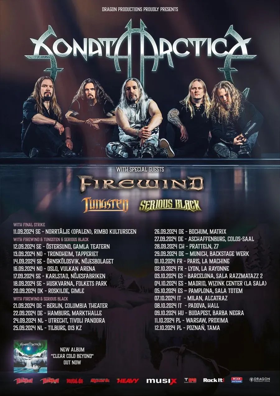 Sonata Arctica at Beanfield Theatre