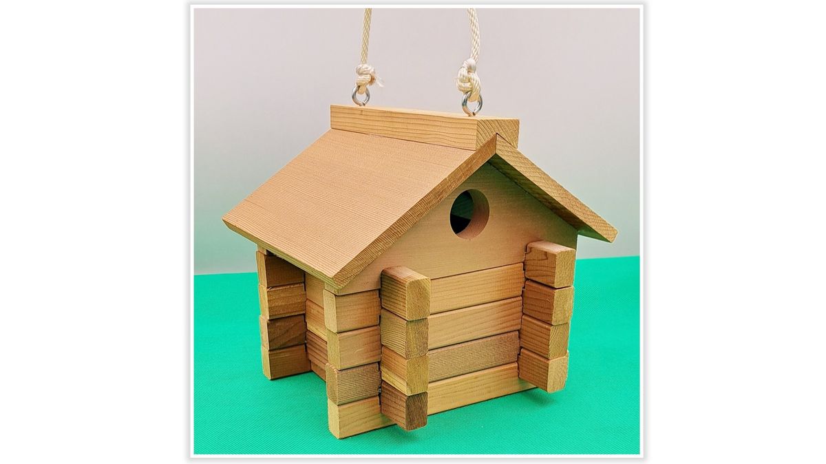 Build A Log Cabin Birdhouse @ Wolf Brewing