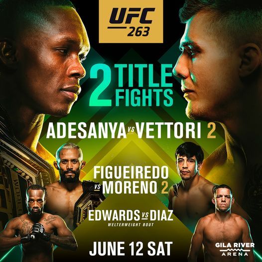 Ufc 263 Adesanya Vs Vettori Pala Casino Spa And Resort 12 June 21