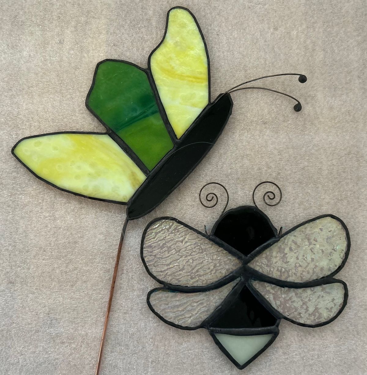 June 26 Lightning Bug\/Firefly & Butterfly Plant Stake Class at Martha's Cafe