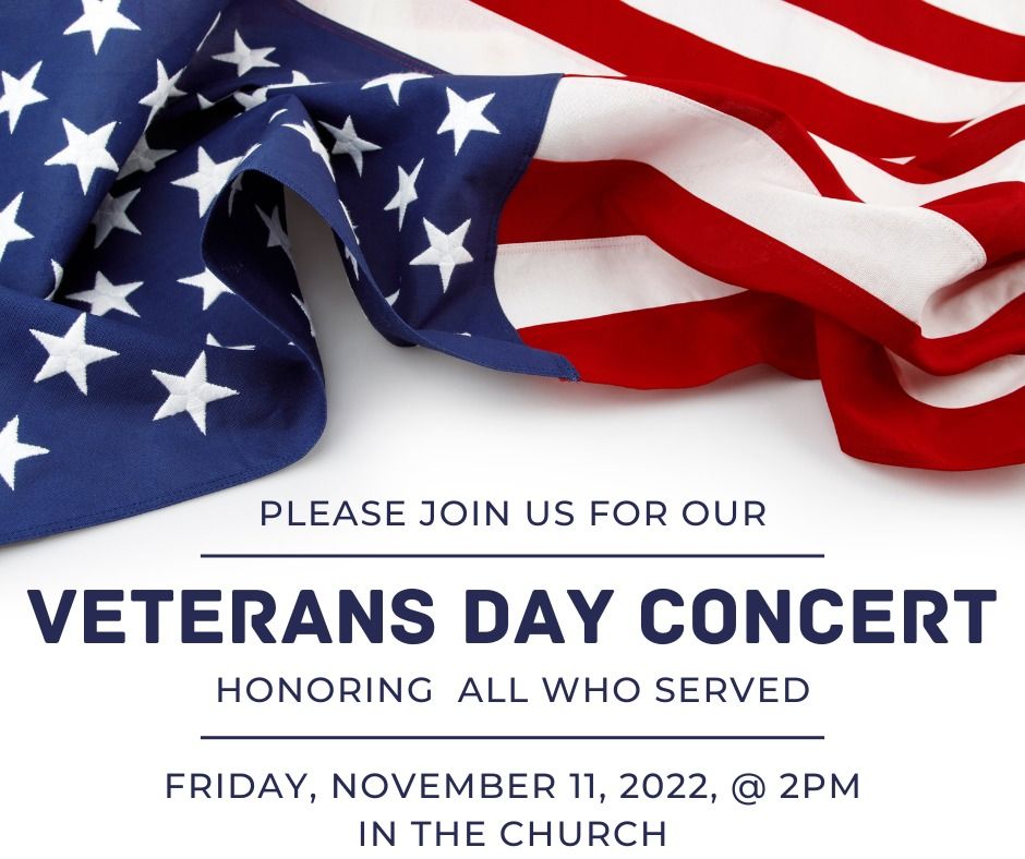 Veterans Day Concert, St. Monica Catholic Church, Dallas, 11 November 2022