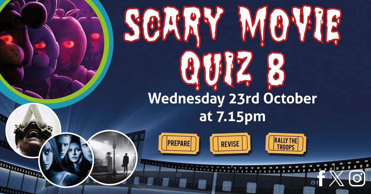 Scary Movies Quiz Night