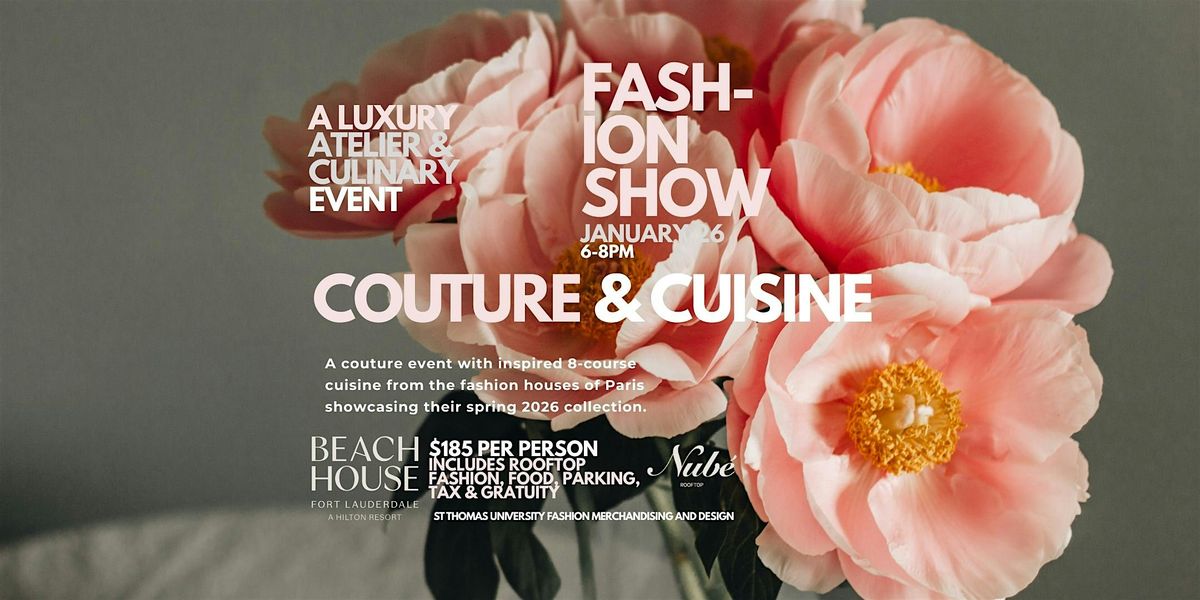 Couture & Cuisine, A Rooftop Fashion Show featuring Springtime Inspiration