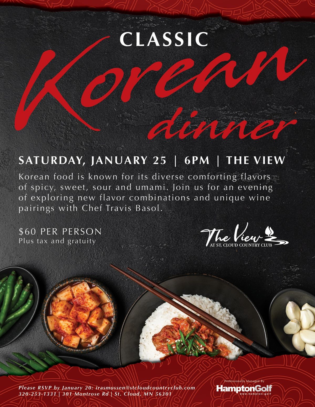 Classic Korean Dinner (Member Event)