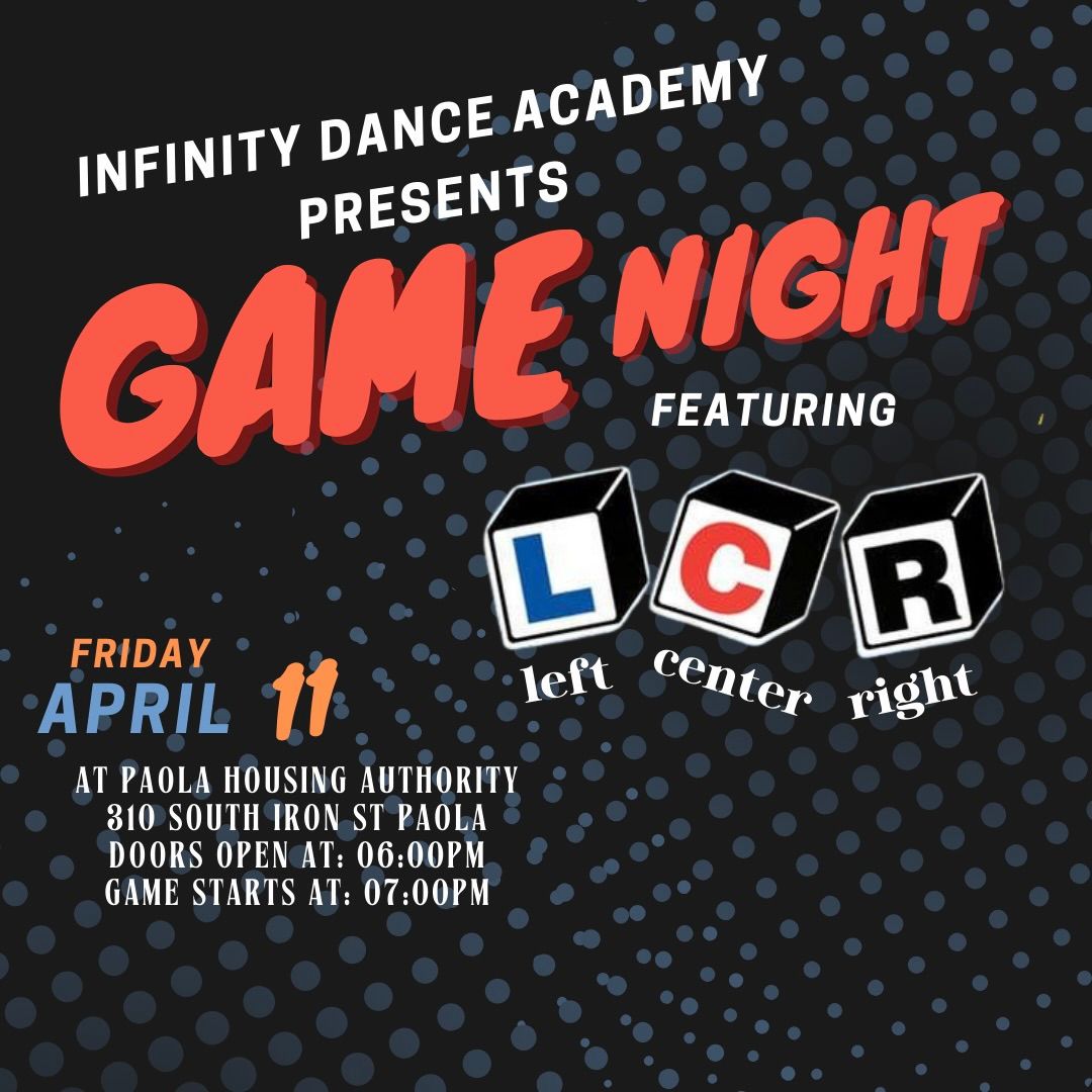 Left Center Right Game Night - IDA Fundraiser 