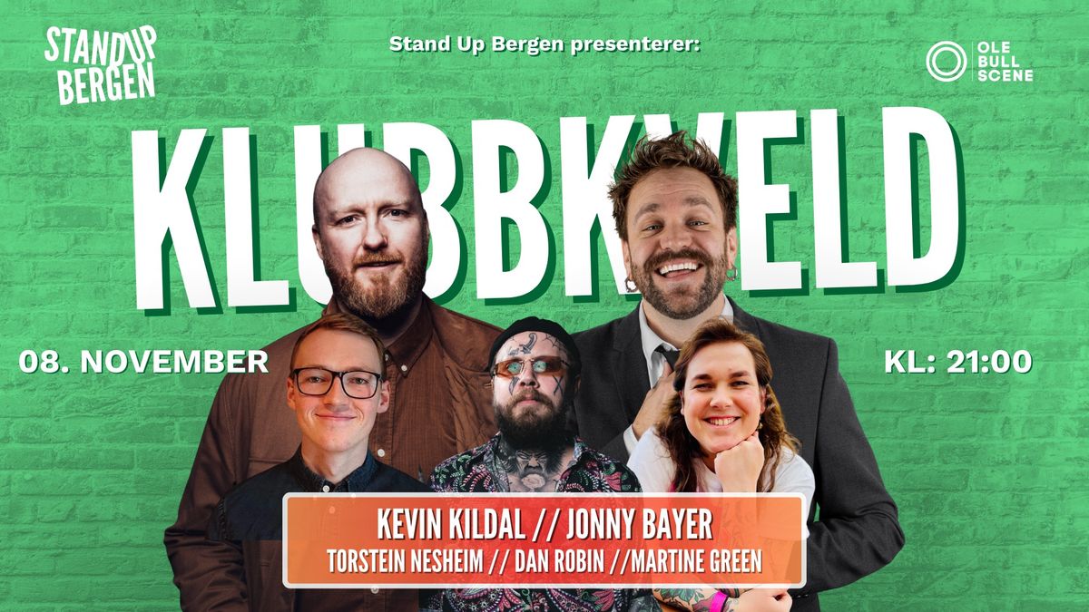 KLUBBKVELD MED STAND UP BERGEN