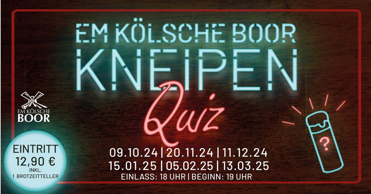 Kneipenquiz Em K\u00f6lsche Boor