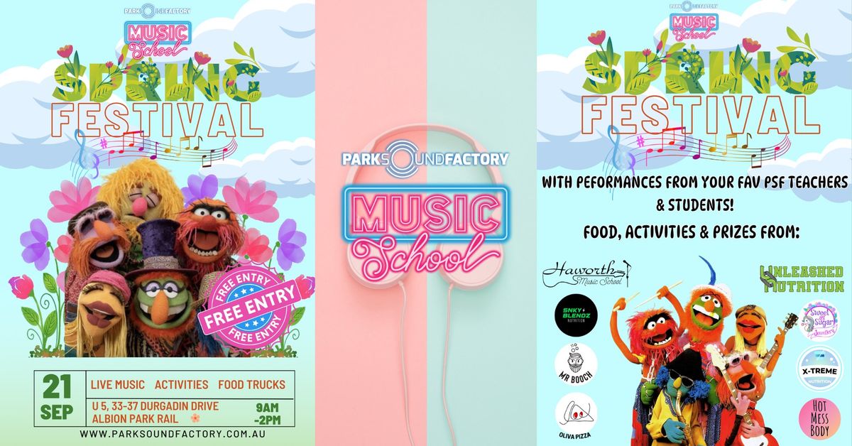 Park Sound Factory Spring Festival!