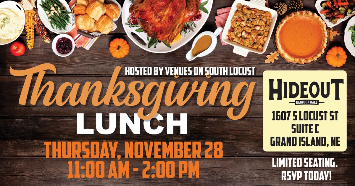 Thanksgiving Lunch - Hosted by Venues on South Locust