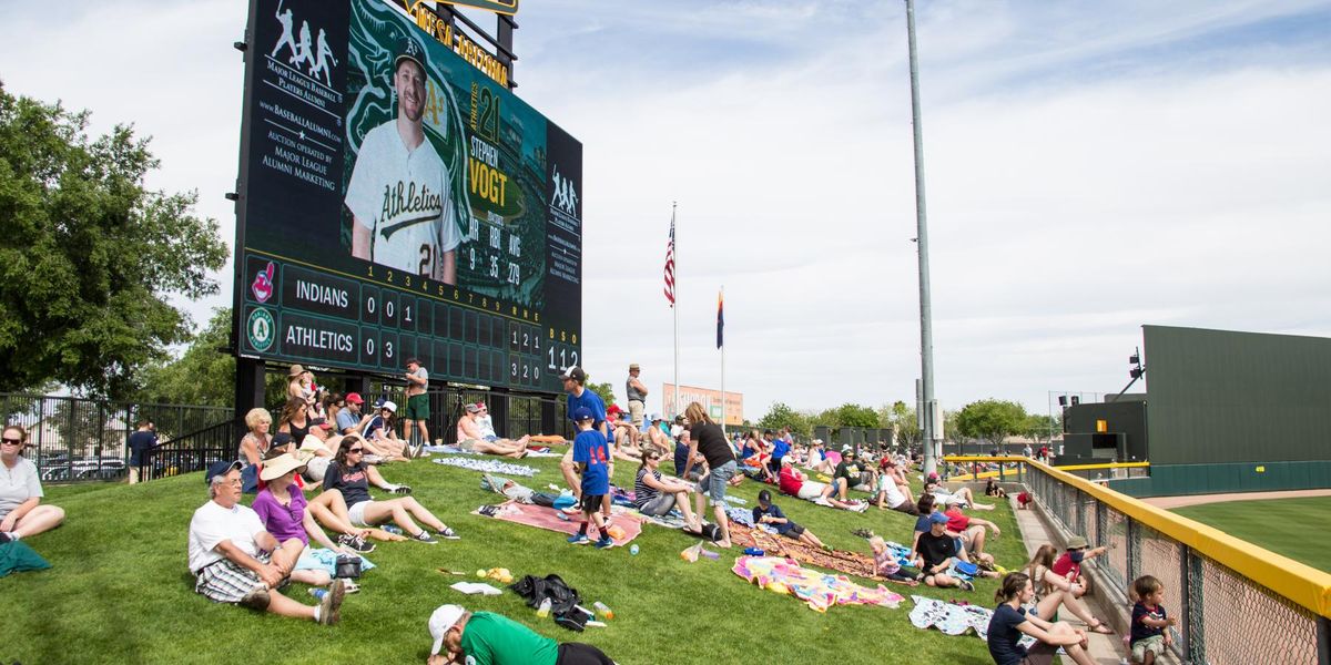 Spring Training - Seattle Mariners at Athletics at Hohokam Stadium