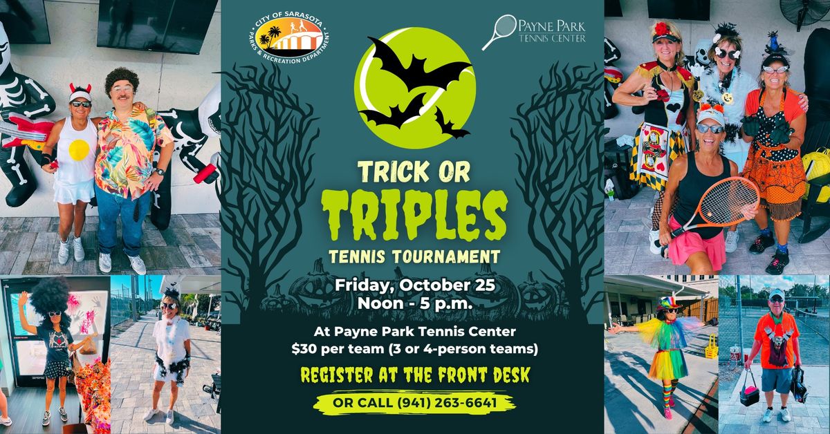 Trick or Triples Tennis Tournament