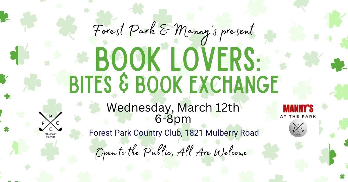 Book Lovers Dinner and Book Exchange